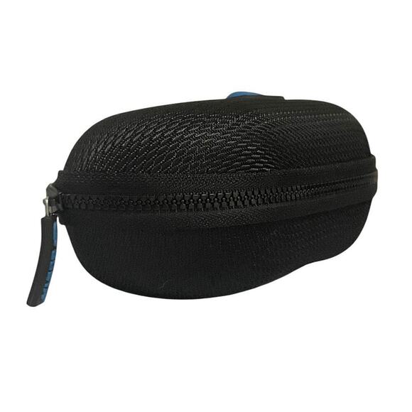 Costa Clam Zip Closure Sunglasses Hard Case Black Blue Logo NEW - Picture 4 of 8